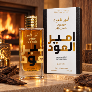 ameer al oudh intense oud lattafa – décant 10 ml dupe by the fireplace